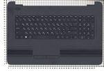 Клавиатура для ноутбука HP 17-AC черная с подсветкой топ-панель