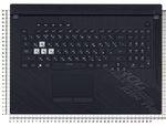 Клавиатура для ноутбука Asus ROG Strix G17 G712 с подсветкой RGB топкейс