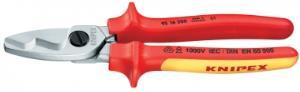 Ножницы для резки кабелей с двойными режущими кромками 95 16 200, KNIPEX KN-9516200 (KN-9516200)