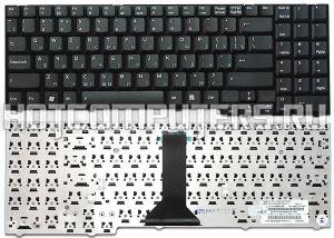 Клавиатура для ноутбуков ASUS F7 M51 PRO57 X56 Series Русская, Черная (04GND91KFR10-1, 04GND91KRU10-1, MP-03753SU-5285)