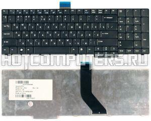 Клавиатура для ноутбуков Acer Aspire 8920, 8930, 8920G, 8930G, 6930, 6930G, 7730z Series, p/n: 9J.N8782.M01, NSK-AFM0R, KB.INT00.488, русская, черная с длинным шлейфом