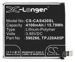 Аккумуляторная батарея CameronSino CS-CAS420SL для телефона CAT S42, p/n: 596266, TPJ20A05P (4100mAh)