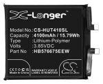 Аккумуляторная батарея CameronSino CS-HUT410SL для телефона Huawei Mate 40 Pro, p/n: HB576675EEW (4100mAh)
