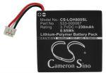 Аккумуляторная батарея CameronSino CS-LOH800SL для гарнитуры Logitech Wireless Headset H800 (AHB472625PST) 230mAh