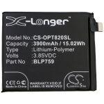 Аккумуляторная батарея CameronSino CS-OPT820SL для телефона Oneplus 8 Pro, 8 Pro 5G (BLP759) 3900mAh
