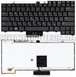 Клавиатура для ноутбуков Dell Latitude E5520, E6410, E6400, E5500, E5510, E5410, E6500, E6510, M4500 Series, p/n: V081325AS1, PK1303I0600, NSK-DB101, русская, черная c указателем и подсветкой