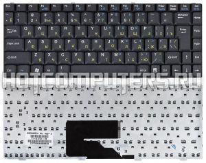 Клавиатура для ноутбуков Fujitsu-Siemens Amilo Pro V2030 V2030 V2033 V3515 Li1705 series MSI Megabook S250 S260 S262 S262W S270 S271 Series, Русская, Черная, p/n: K022405E1