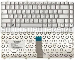 Клавиатура для ноутбуков HP Pavilion DV5-1000 Series, p/n: 488590-251, AEQT6700110, QT6A, русская, серебристая