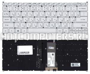 Клавиатура для ноутбука Acer Swift 3 SF313-51, SF313-52 Series, p/n: N18H2, серебристая с подсветкой