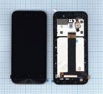 Модуль (матрица + тачскрин) для Asus ZenFone Go ZB452KG черный с рамкой