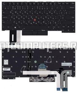 Клавиатура для ноутбука Lenovo ThinkPad X1 Extreme G2 Series, черная с подсветкой