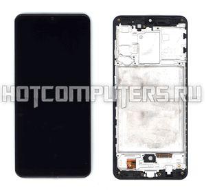 Модуль (матрица + тачскрин) для смартфона Samsung Galaxy A31 SM-A315F (TFT) черный с рамкой