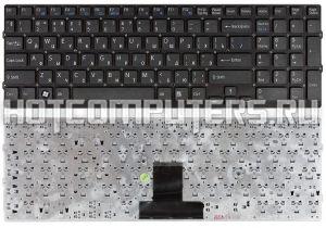 Клавиатура для ноутбуков Sony Vaio VPC-EB Series, Русская, Чёрная (148792871, MP-09L23SU-8861)