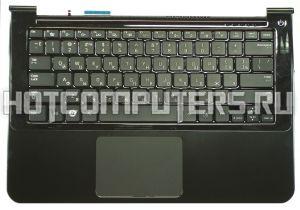 Клавиатура топ-панелью для ноутбуков Samsung 900X3A Series, Русская, Чёрная, p/n: BA75-02899A