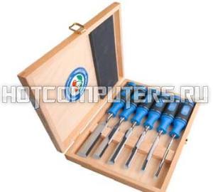Набор стамесок с пластиковыми ручками KIRSCHEN, 6 шт. 6, 10, 12, 16, 20, 26 мм (KR-1108000)