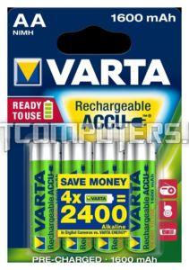 Аккумуляторная батарея Varta R6 (AA) Ni-Mh 1600mAh (4шт.)