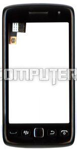 Сенсорное стекло (тачскрин) 3.7", для BlackBerry Torch 9860 черный, 800x480 (WVGA)