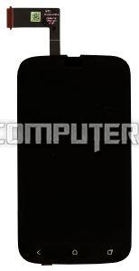 Модуль (матрица + тачскрин) для смартфона HTC Desire V T328w черный