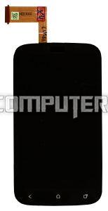 Модуль (матрица + тачскрин) для смартфона HTC Desire X T328e черный