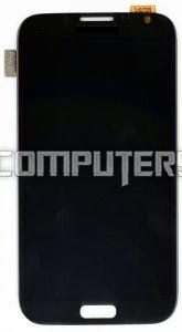 Модуль (матрица + тачскрин), 5.55", для Samsung Galaxy Note 2 N7100 серый титан, 1280x720 (SD+)