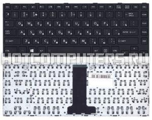 Клавиатура для ноутбука Toshiba Satellite C40-B, C40D-B, C40T-B Series, черная с рамкой