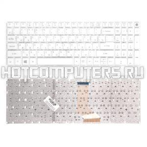 Клавиатура для ноутбука Acer Aspire V3-574G, E5-573, F5-572 Series, p/n: NSK-R37SQ 0R, NSK-R3KBW 0R, NSK-R3JBC 0R, белая без рамки, Г-образный Enter