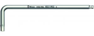 3950 PKL Г-образный ключ 4/137 мм, метрический, нержавеющая сталь 022704, WERA WE-022704 (WE-022704)