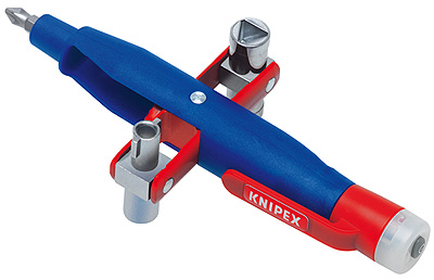 (KN-001117) Штифтовый ключ для распространенных электрошкафов и систем запирания 00 11 17, KNIPEX KN-001117