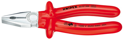(KN-0307160) Плоскогубцы комбинированные, 160 мм, 03 07 160, KNIPEX KN-0307160