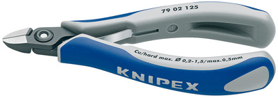 (KN-7902125) Прецизионные кусачки боковые для электроники 79 02 125, KNIPEX KN-7902125