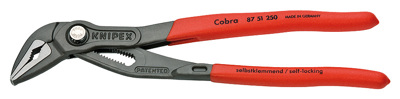 (KN-8751250) Сантехнические клещи, особо тонкие Cobra® ES, 250 мм, 87 51 250, KNIPEX KN-8751250