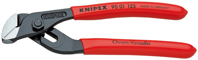 (KN-9001125) Сантехнические мини-клещи с гребенчатым шарниром, 125 мм, 90 01 125, KNIPEX KN-9001125