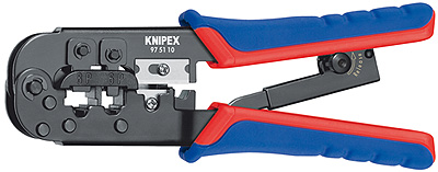 (KN-975110) Инструмент для опрессовки штекеров типа Western 97 51 10, KNIPEX KN-975110