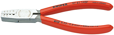 (KN-9761145F) Инструмент для обжима концевых гильз 97 61 145 F, KNIPEX KN-9761145F