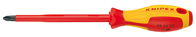 (KN-982400) Отвертка для винтов с крестообразным шлицем Phillips 98 24 00, KNIPEX KN-982400