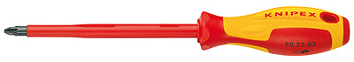(KN-982501) Отвертка для винтов с крестообразным шлицем Pozidriv 98 25 01, KNIPEX KN-982501