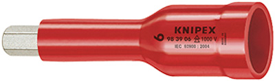 (KN-983906) Сменные головки к торцевому ключу для внутреннего шестигранника 98 39 06, KNIPEX KN-983906