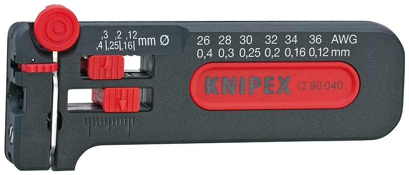 (KN-1280040SB) Съемник изоляции модель Mini 12 80 040 SB, KNIPEX KN-1280040SB