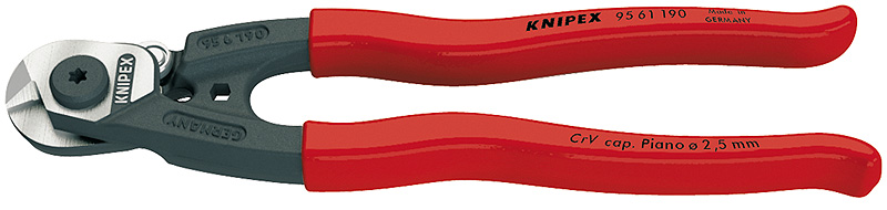 (KN-9561190) Ножницы для резки проволочных тросов 95 61 190, KNIPEX KN-9561190