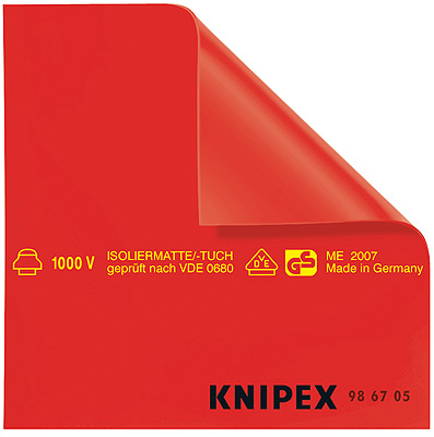 (KN-986710) Коврик изолирующий из резины 98 67 10, KNIPEX KN-986710