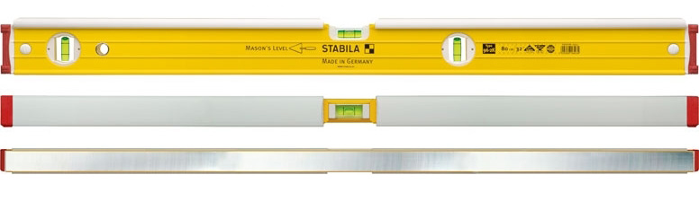 (ST-16403) Уровень каменщика STABILA тип 96-2 К, 80см  для каменщика/плиточника, 16403