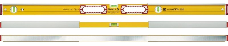 (ST-16406) Уровень каменщика STABILA тип 196-2 К, 120см  для каменщика/плиточника с внутенними ручками, 16406