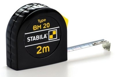 (ST-16444) Рулетка STABILA тип BM 20 2м х 12,5мм, измерительная, 16444