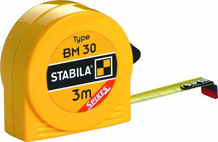 (ST-16449) Рулетка STABILA тип BM 30 SP 2м х 12,5мм, измерительная, 16449