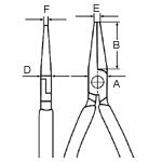 Плоскогубцы захватные для точной механики, 125 мм, 37 43 125, KNIPEX KN-3743125