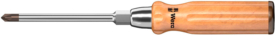 (WE-023309) Отвертка для винтов с профилем Pozidriv, с деревянной ручкой 955 SPZ, PZ 3 / 175 мм, 023309, WERA WE-023309