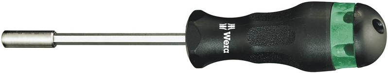 (WE-051610) Комбинированный винтоверт с сильным постоянным магнитом, без насадок 819/1 051610, WERA WE-051610