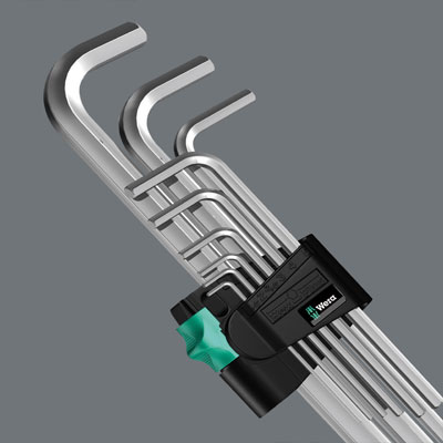 (WE-022050) Г-образный ключ 1,5 мм, метрический, хромированный 950 PKL 022050, WERA WE-022050