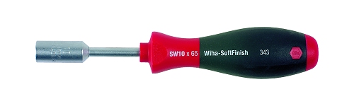 (WI-01076) Торцевой ключ Wiha SoftFinish с коротким круглым жалом 5,5 x 65 мм, 01076