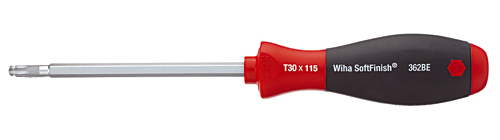 (WI-32253) Отвертка Wiha SoftFinish со сферической головкой TORX T20 x 80 мм, 32253